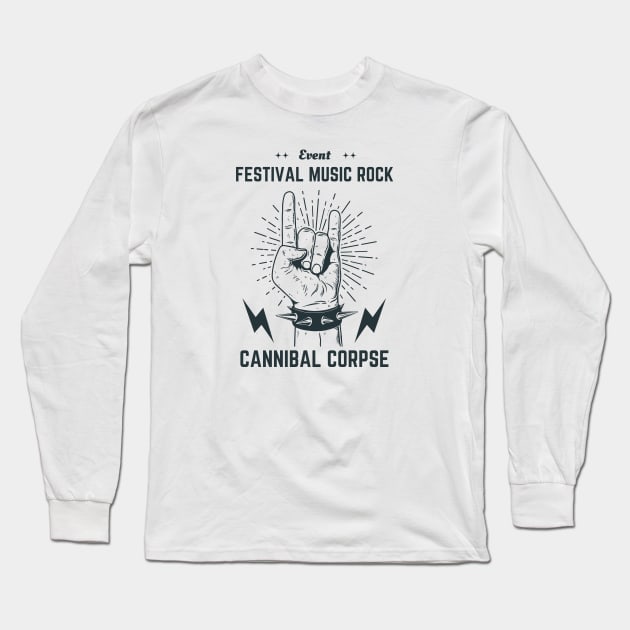 Cannibal Corpse Long Sleeve T-Shirt by beha32